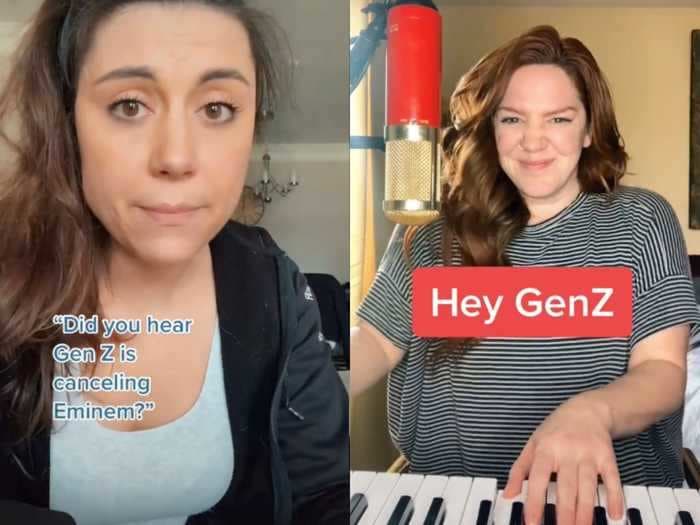 Millennials are writing cringey Gen Z diss tracks on TikTok, and they're getting roasted