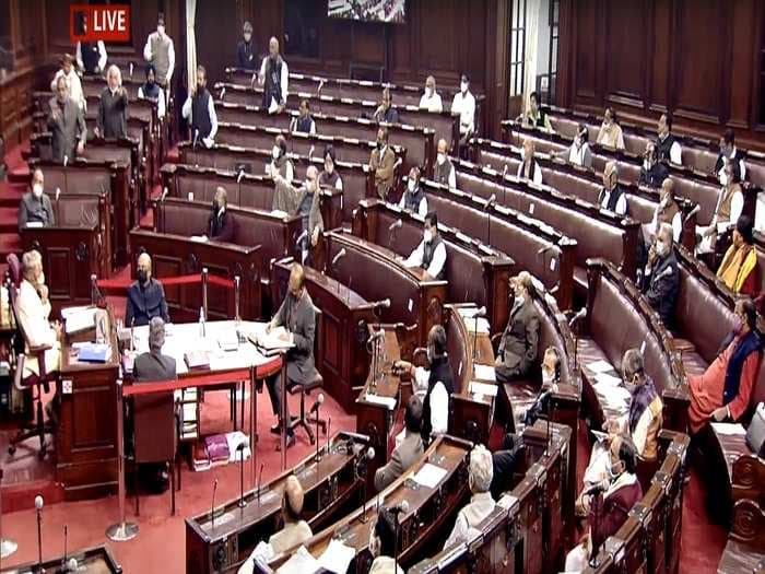 Rajya Sabha adjourned till 11 am amid uproar by opposition members on fuel price issue