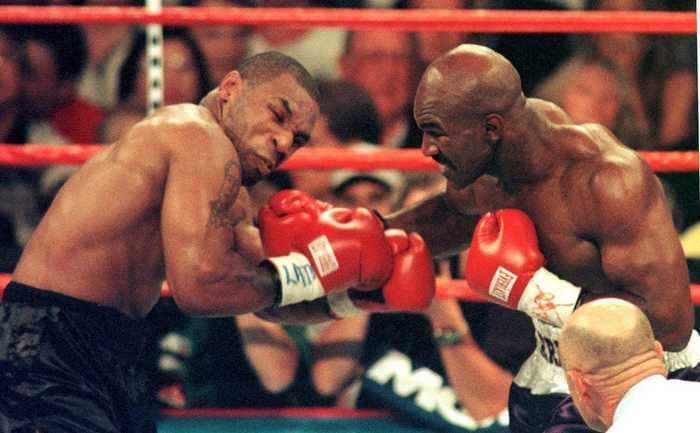 Mike Tyson may be avoiding a lucrative trilogy boxing match, his old rival Evander Holyfield hinted