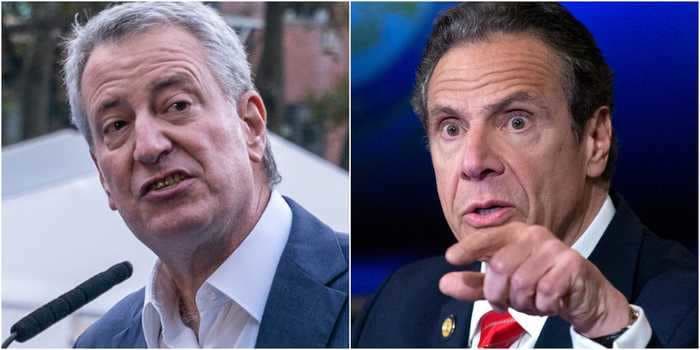 New York City Mayor Bill de Blasio calls sexual harassment allegations against Cuomo 'disgusting' and says 'he can no longer serve as governor'