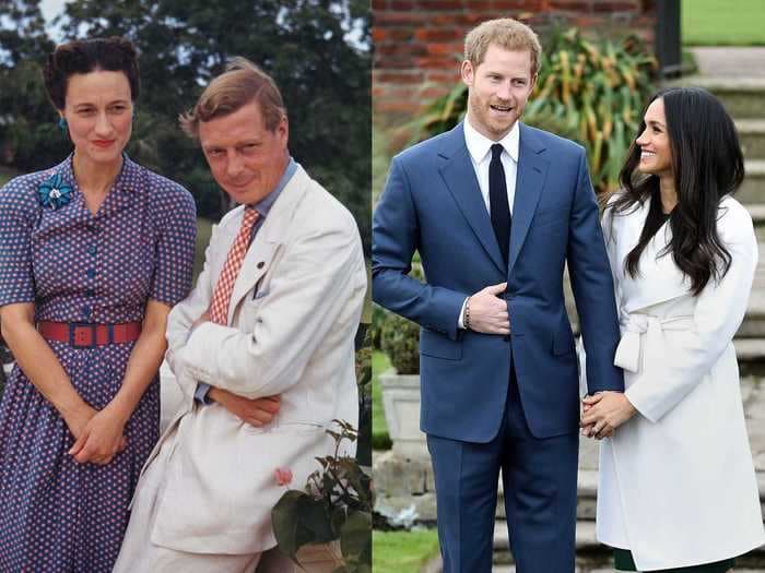 The parallels between Prince Harry and his great-granduncle Edward VIII, who left the British throne for an American divorcée, go far beyond their wives