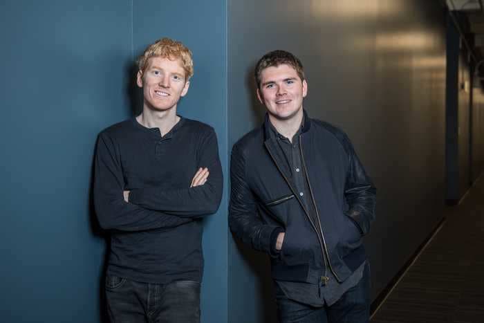 Stripe's billionaire founders more than doubled their collective wealth to $23 billion after the payment company's new $95 billion valuation