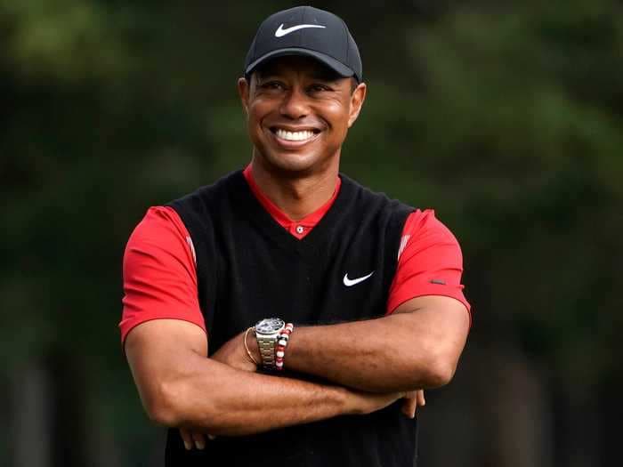 Tiger Woods signed a contract with the publisher of 'Grand Theft Auto' for a new series of golf video games