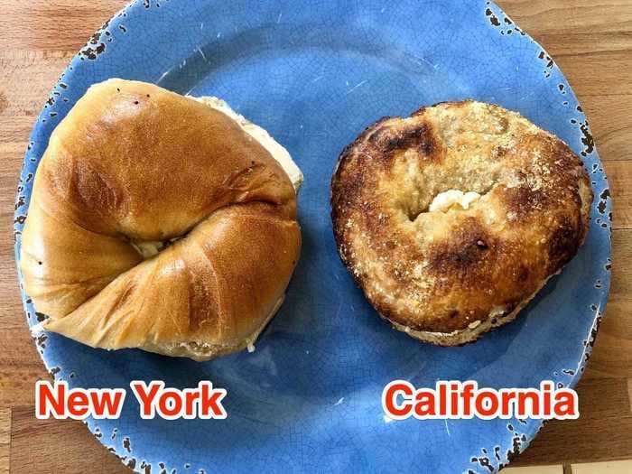 I tried the best bagels in New York City and Los Angeles, and I think New Yorkers need to give California bagels a chance