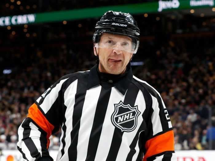 An NHL ref was fired after getting caught on a hot mic during a game saying he wanted to give one team a penalty