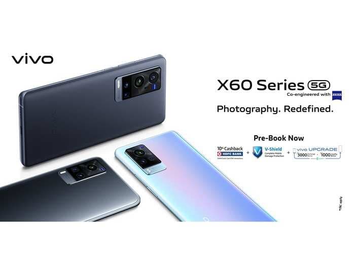 Vivo X60 series launched in India : Staring price ₹ 37,990