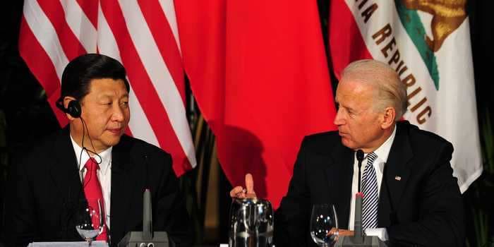 Biden says China wants to become the most wealthy, powerful country but it's 'not gonna happen on my watch'