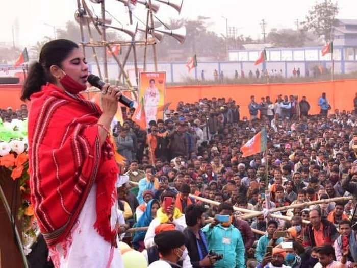 Bharati Ghosh, BJP's West Bengal contestant from Debra, has a robust bank balance along with a rather long rap sheet