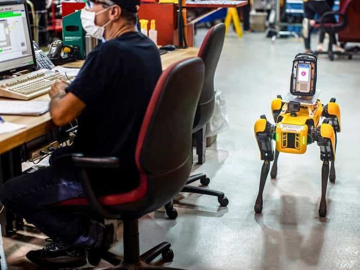 Watch a rare video of robots jumping and dancing inside one of America's leading robotics firms