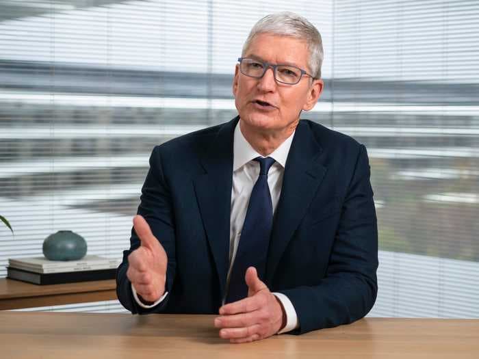 Apple CEO Tim Cook says he doesn't expect to be running the company a decade from now