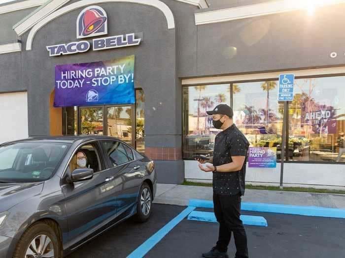 The service industry is clawing for a comeback, and large chains like Taco Bell and IHOP are rolling out the perks as they scramble to hire