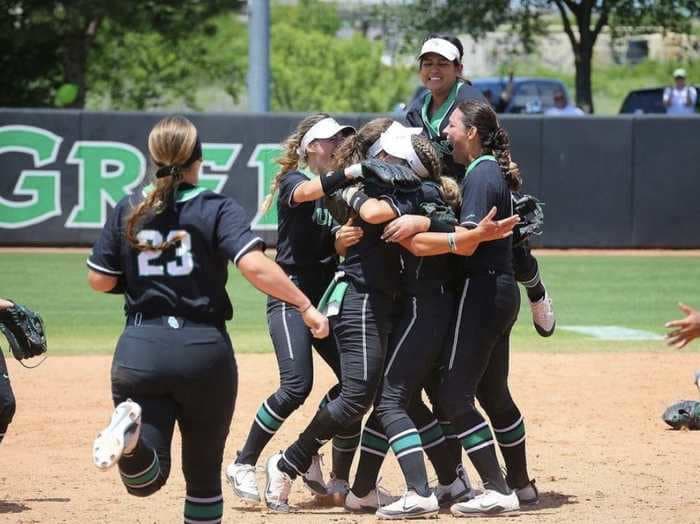 A college softball pitcher struck out all 21 opposing batters in a historically perfect pitching performance