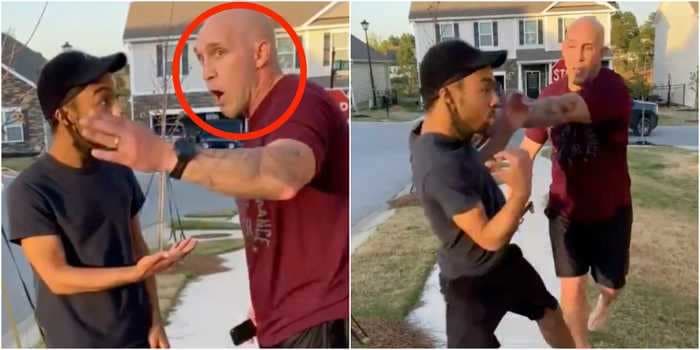 An Army sergeant who was filmed shoving a Black man has been charged with 3rd-degree assault