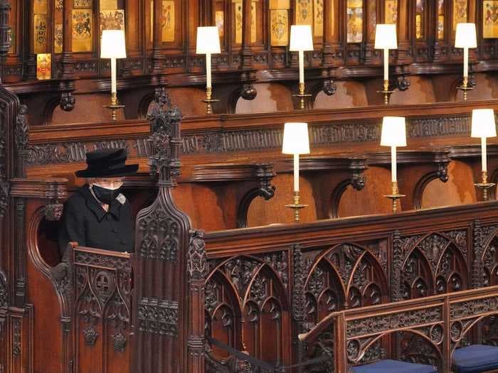 A harrowing photo of the Queen sitting alone at Prince Philip's funeral captures the loneliness of grieving in the pandemic