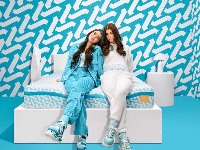 Charli and Dixie D'Amelio made a mattress with Simmons, the latest brand turning to TikTok stars to target a younger audience