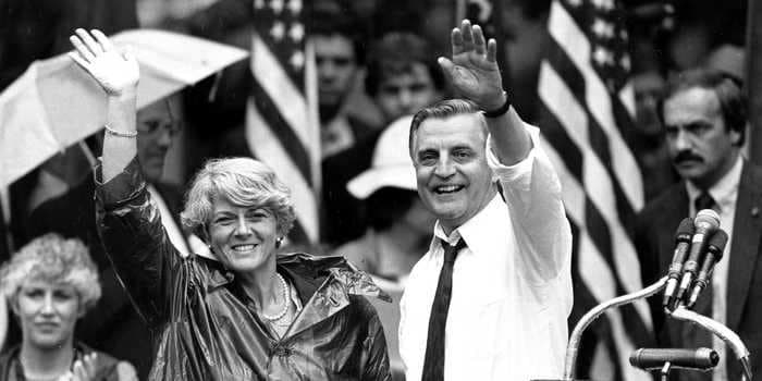 Walter Mondale made history by choosing Geraldine Ferraro as first female running mate on a major party ticket