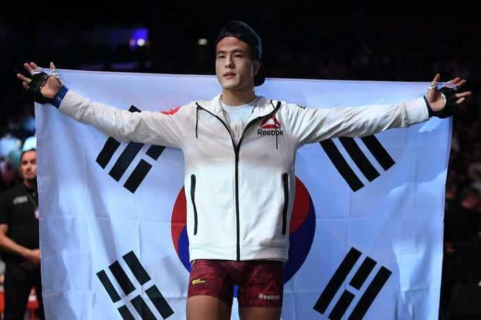 MMA fighter Korean Falcon gave a passionate 'Stop Asian Hate' speech just days before his PFL debut