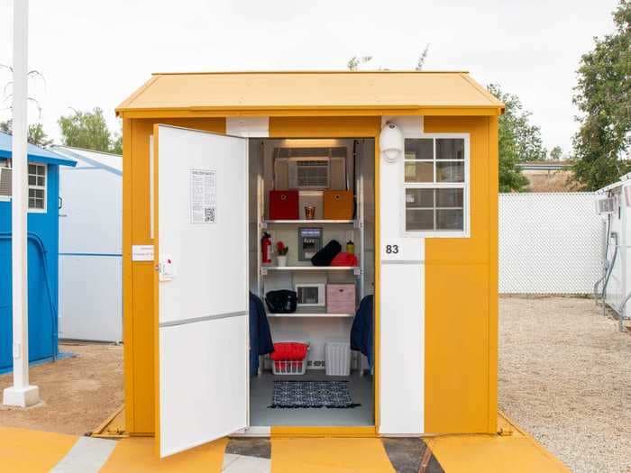 See inside the prefab tiny homes LA is building to combat the city's homelessness crisis
