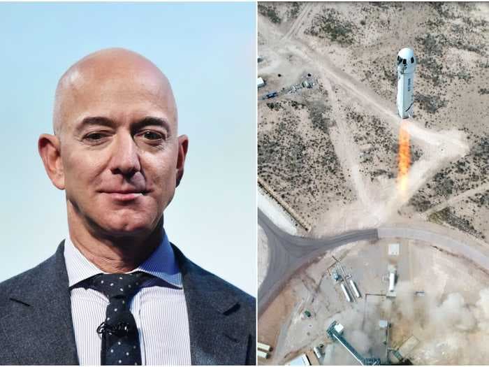 Jeff Bezos' Blue Origin is auctioning off a seat on its space tourism rocket set to launch in July