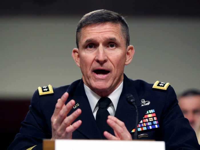 Former national security advisor Michael Flynn, who pleaded guilty to lying to the FBI about his contact with Russia, doesn't know the Pledge of Allegiance, a video suggests