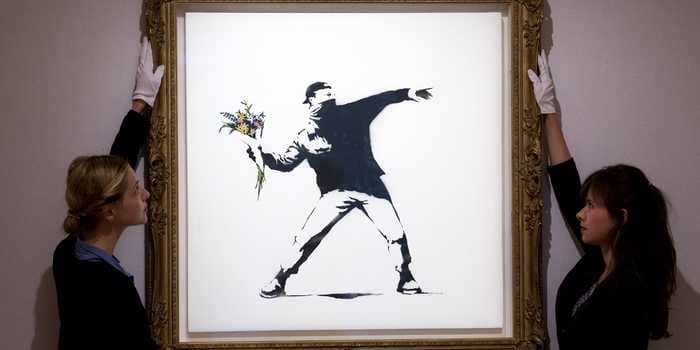 Luxury auction house Sotheby's will accept cryptocurrencies as payment for a Banksy artwork next week