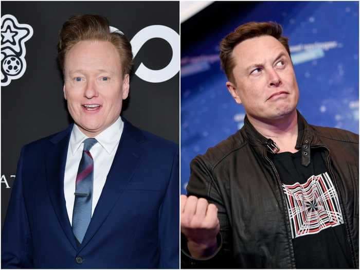 'SNL' alum Conan O'Brien called Elon Musk a 'dream guest' for the show