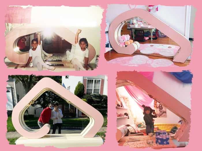 A pink, ear-shaped mirror is popping up all over New York City, but no one knows where the unique item came from