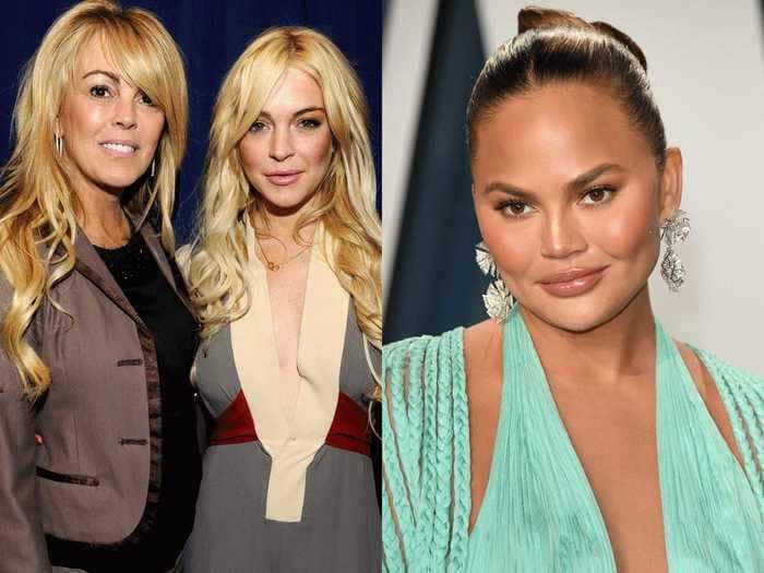 Lindsay Lohan's mom speaks out after Chrissy Teigen's 2011 tweet about the actress resurfaces online