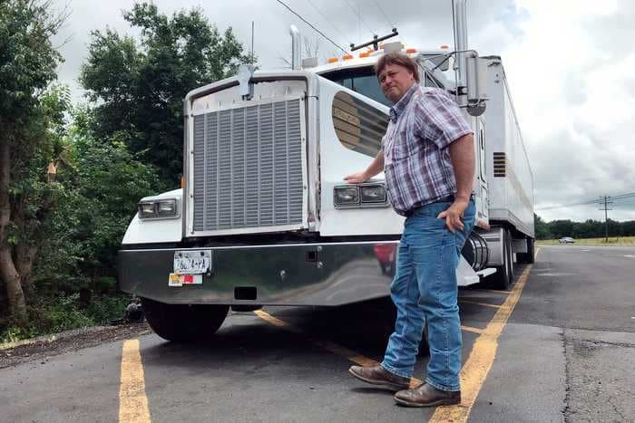 Pay for truckers is soaring. One said his salary had shot up from $40,000 to $70,000 a year - but it's not enough to fill thousands of driver vacancies.