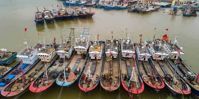 Fleets of fishing ships are going 'dark' in the South Atlantic, and China is the leading culprit