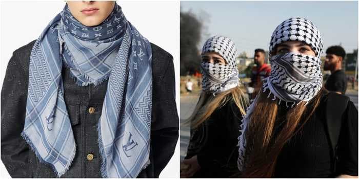 Louis Vuitton faces backlash for selling scarf inspired by traditional Palestinian keffiyeh