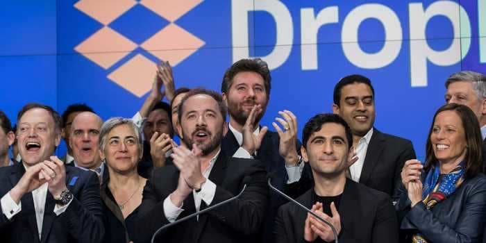 Dropbox soars on report that activist hedge fund Elliott Management has a 10% stake in the company
