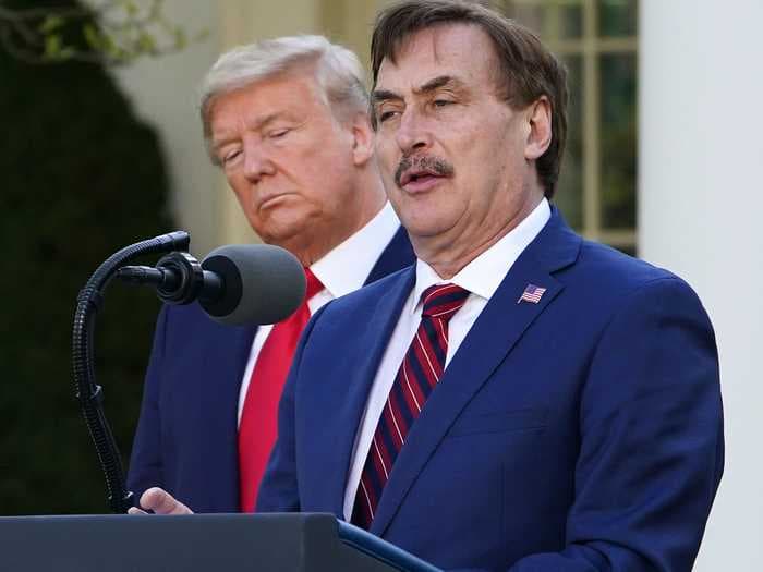 Mike Lindell planned to take his e-commerce site MyStore public - but his legal battle against Dominion prevented that, he said in a new lawsuit