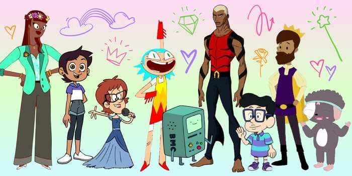 We created the first-ever searchable database of 259 LGBTQ characters in cartoons that bust the myth that kids can't handle inclusion