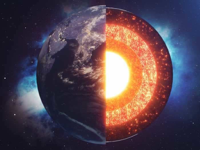 Earth's core is growing lopsidedly, a new study suggests - and it's been doing that for at least half a billion years