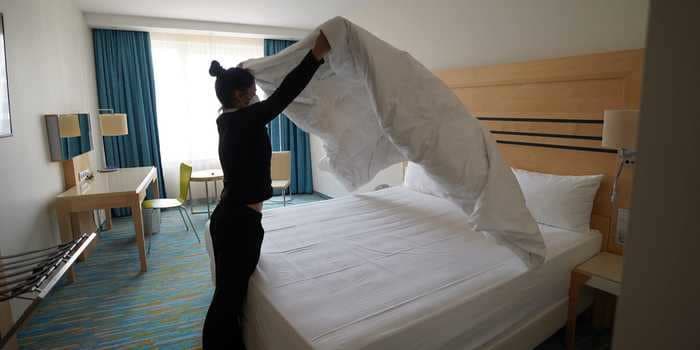 As travel picks up, hotels are looking for ways to cut labor costs by removing daily room cleanings