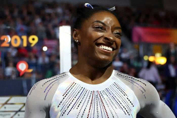 Simone Biles said she 'didn't talk at all' in her first therapy session because she didn't think she needed help, but now she loves it