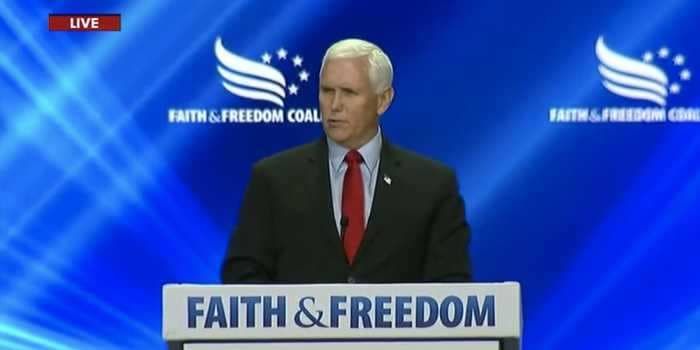 Mike Pence was booed and heckled with chants of 'TRAITOR!' at a conservative conference
