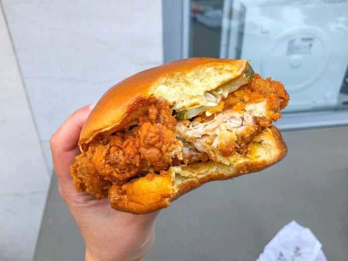 I compared the spicy chicken sandwiches from 3 fast-food chains, and the best was the crunchiest