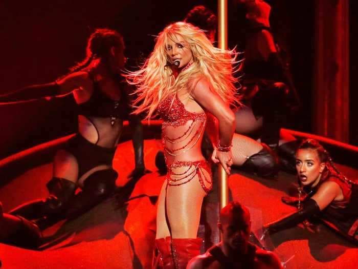 Britney Spears says she performed live with a 102-degree fever in a resurfaced video that's trending after new reports about her conservatorship