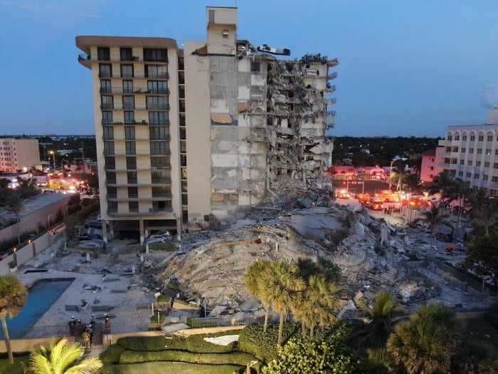 Firefighters hear banging noises while tunneling under condo building that collapsed in Miami