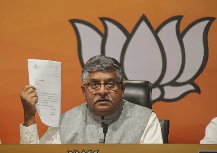 Twitter locks out Ravi Shankar Prasad temporarily, the minister behind India’s latest IT rules