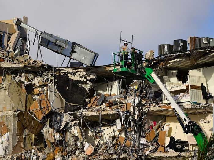 An engineer found 'major structural damage' and 'abundant' cracking at the collapsed Miami condo complex in 2018