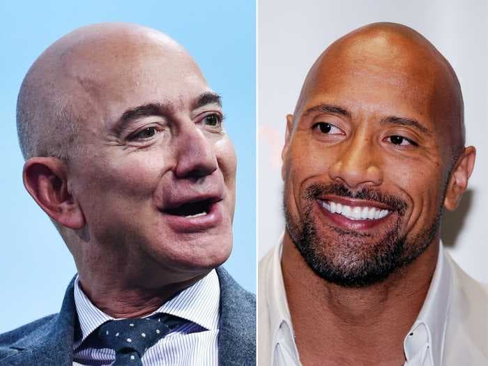 The Rock and Jeff Bezos are working together on a 'big announcement' coming this week: 'I look forward to this one, brother'