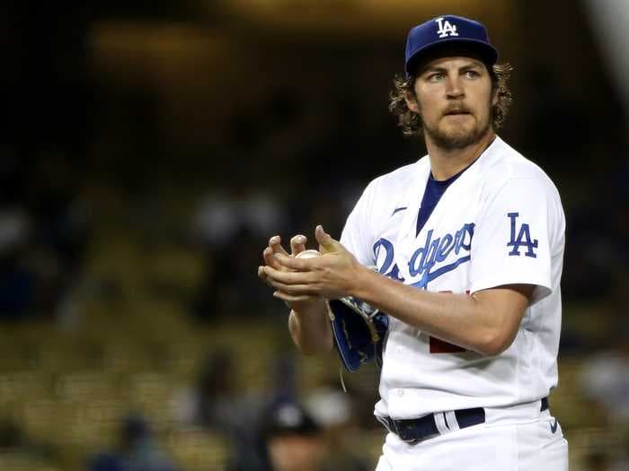 Dodgers $102 million pitcher Trevor Bauer gave a lecture during a nationally televised game on how sticky stuff helps pitchers