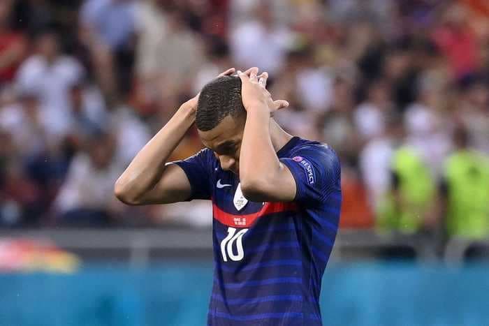 Soccer's most expensive young player missed a decisive penalty that saw reigning world champion France crash out of Euro 2020