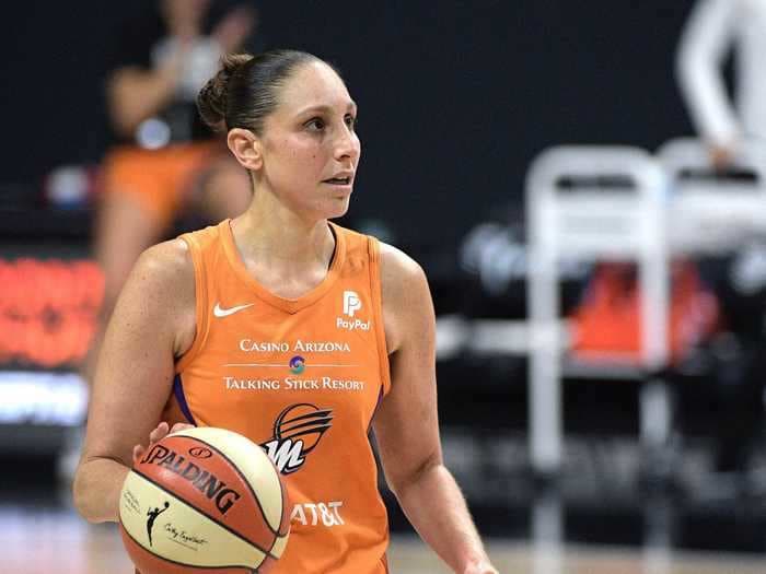 Diana Taurasi described herself as 'old as dirt' upon becoming the first WNBA player to score 9,000 points