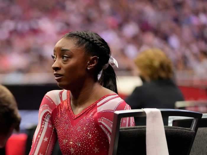 Simone Biles recalls going hungry as a young girl before she went into foster care and was adopted