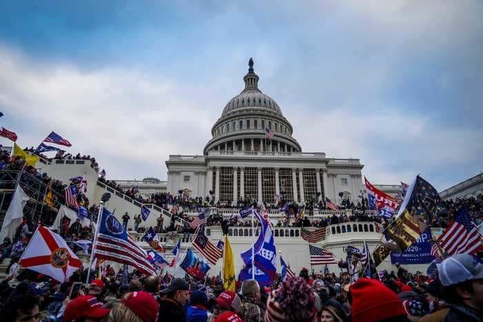 At least 49 people charged in the Capitol insurrection are accused of trying to delete images, videos, or texts from their phones and social media accounts, according to a report