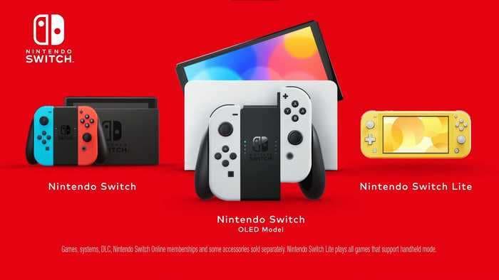 Nintendo just unveiled a new $350 Nintendo Switch model featuring a larger OLED screen